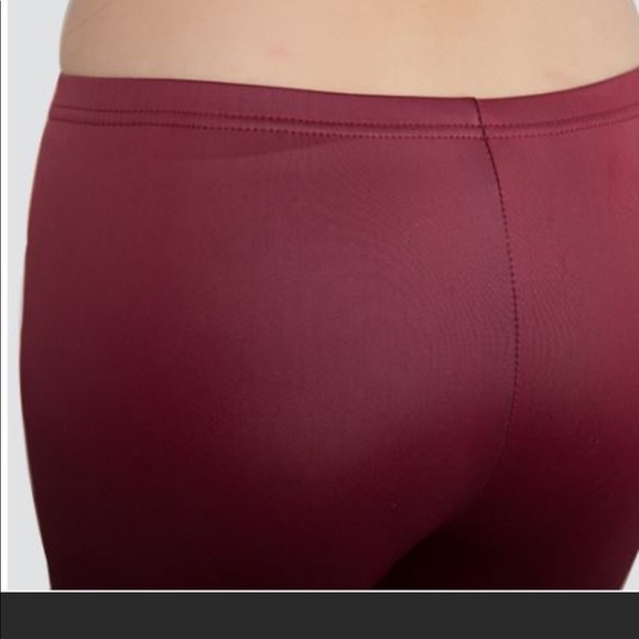 Sexy low rise faux leather leggings - Picture 7 of 8